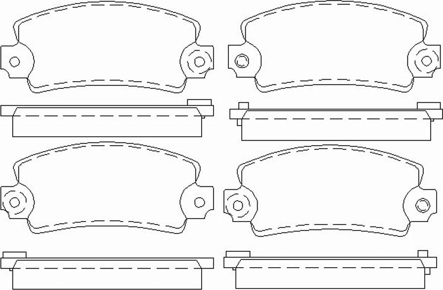 Pagid T0697 - Bremžu uzliku kompl., Disku bremzes www.autospares.lv