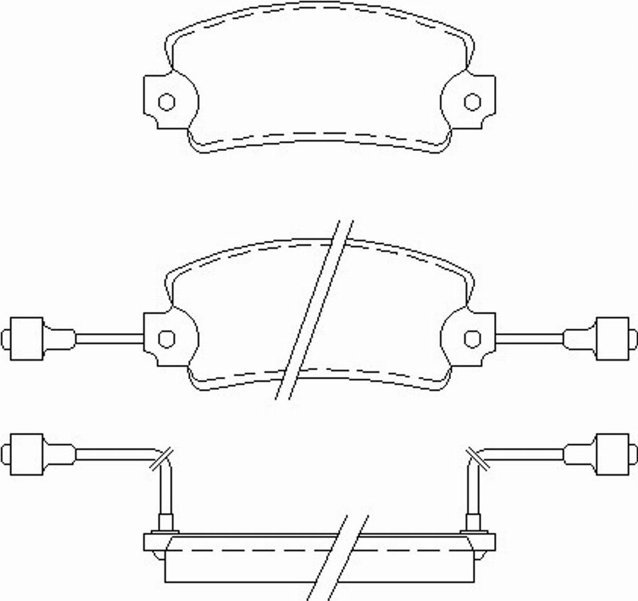 Pagid T0649 - Brake Pad Set, disc brake www.autospares.lv