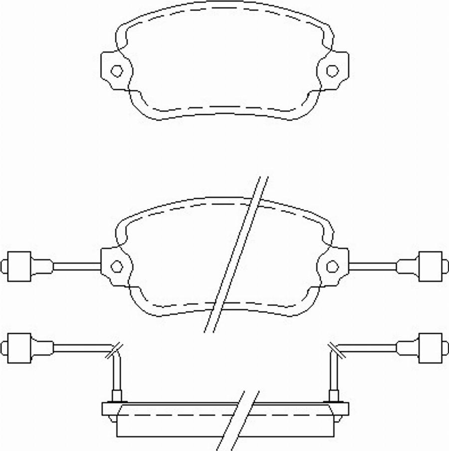 Pagid T0658 - Bremžu uzliku kompl., Disku bremzes www.autospares.lv