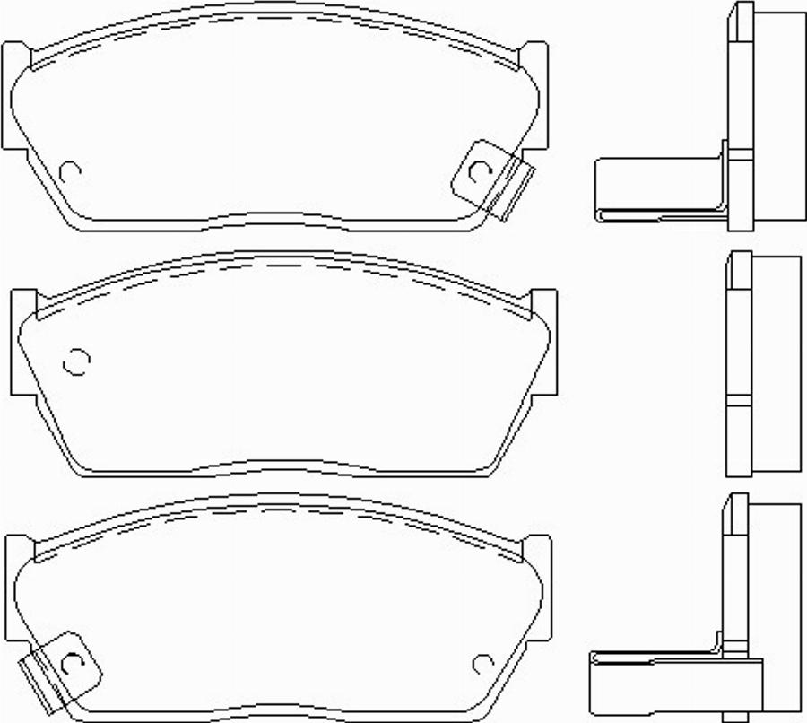 Pagid T0001 - Brake Pad Set, disc brake www.autospares.lv