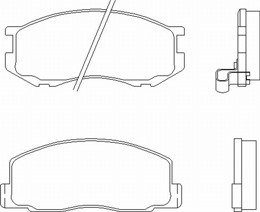 Pagid T0007 - Bremžu uzliku kompl., Disku bremzes www.autospares.lv