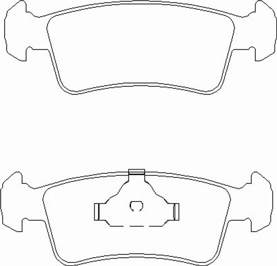 Pagid T 0020 - Brake Pad Set, disc brake www.autospares.lv