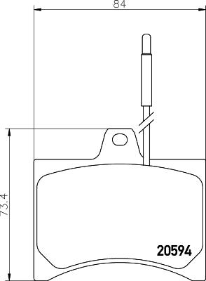 Pagid T0135 - Bremžu uzliku kompl., Disku bremzes autospares.lv