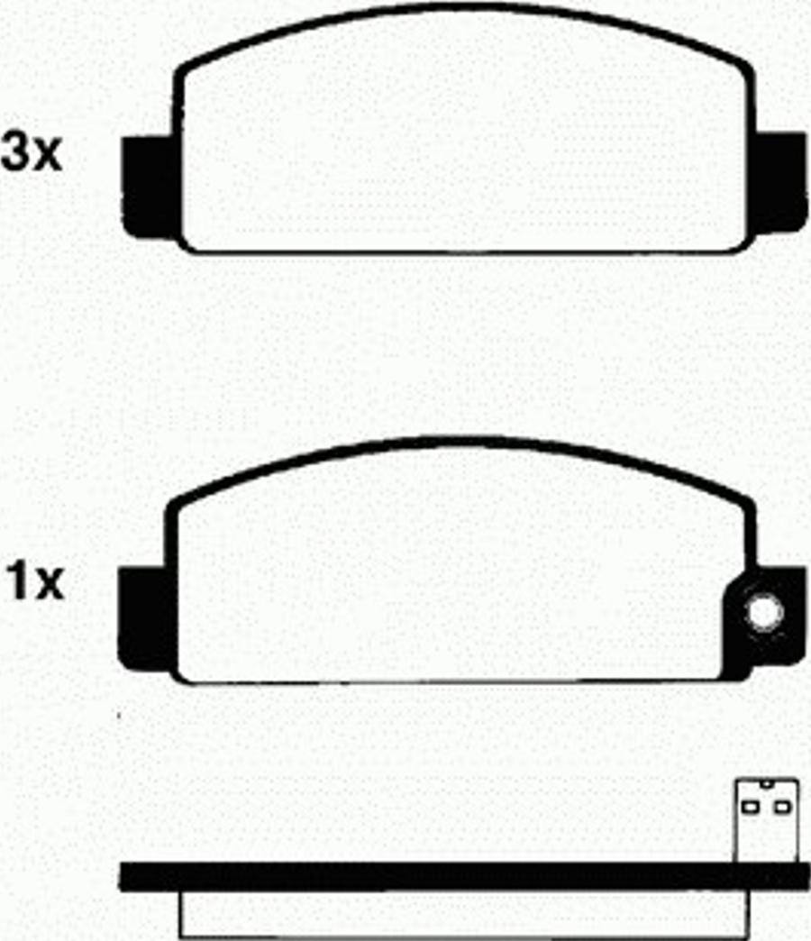 Pagid T0342 - Bremžu uzliku kompl., Disku bremzes www.autospares.lv