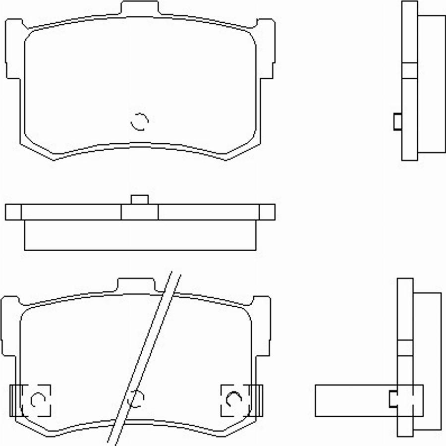 Pagid T 0369 - Brake Pad Set, disc brake www.autospares.lv