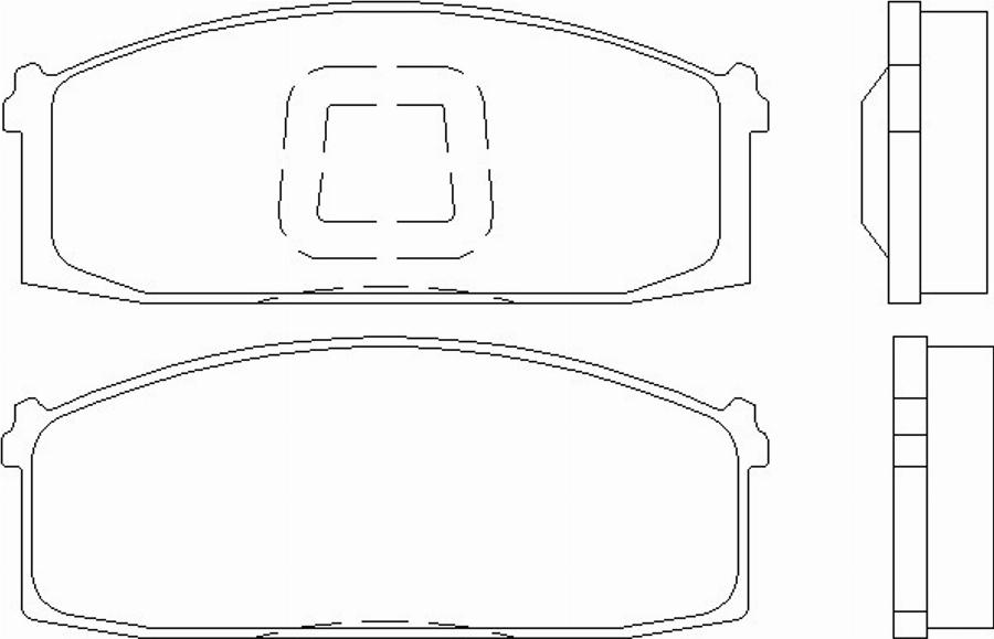 Pagid T0319 - Brake Pad Set, disc brake www.autospares.lv