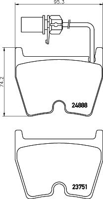 Pagid T1982 - Bremžu uzliku kompl., Disku bremzes www.autospares.lv