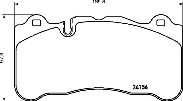 Pagid T1632 - Bremžu uzliku kompl., Disku bremzes www.autospares.lv