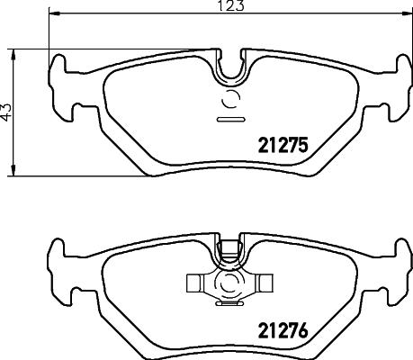 Pagid T1578 - Bremžu uzliku kompl., Disku bremzes autospares.lv