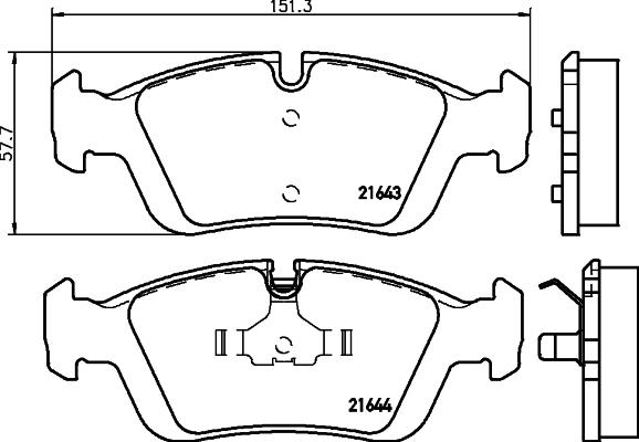 Pagid T1037 - Тормозные колодки, дисковые, комплект www.autospares.lv