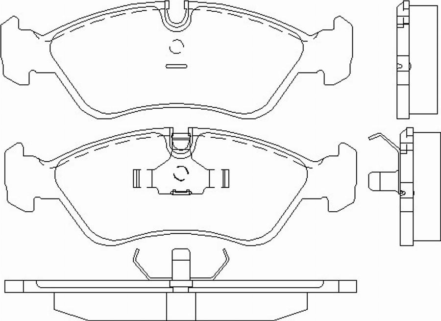 Pagid T1021 - Bremžu uzliku kompl., Disku bremzes autospares.lv