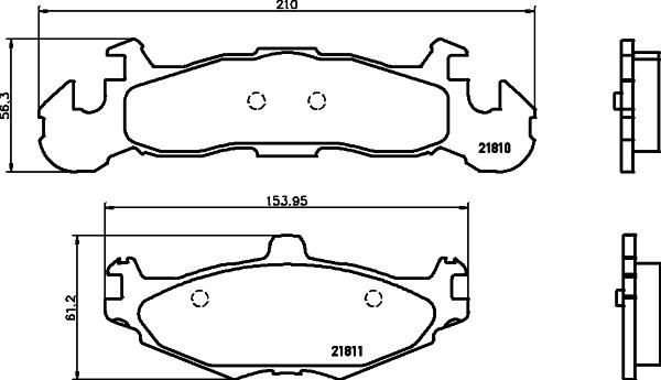 Pagid T1391 - Bremžu uzliku kompl., Disku bremzes www.autospares.lv