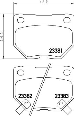 Pagid T1298 - Brake Pad Set, disc brake www.autospares.lv