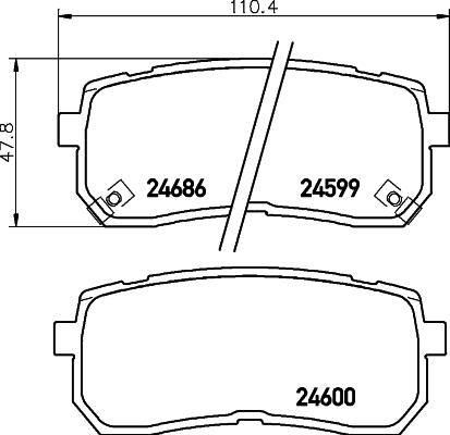 Pagid T1725 - Bremžu uzliku kompl., Disku bremzes www.autospares.lv