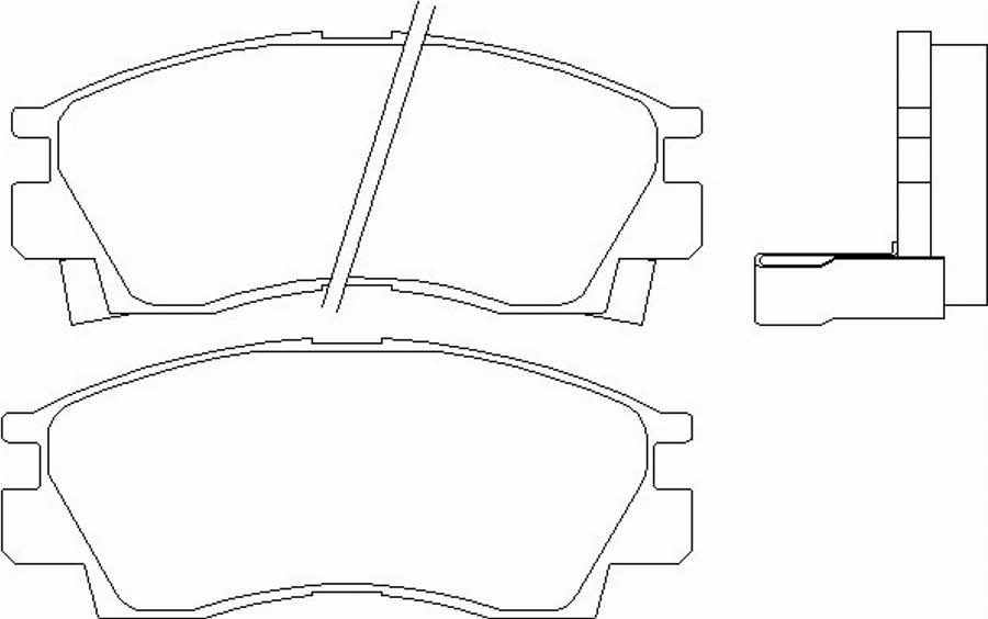 Pagid T3082 - Brake Pad Set, disc brake www.autospares.lv