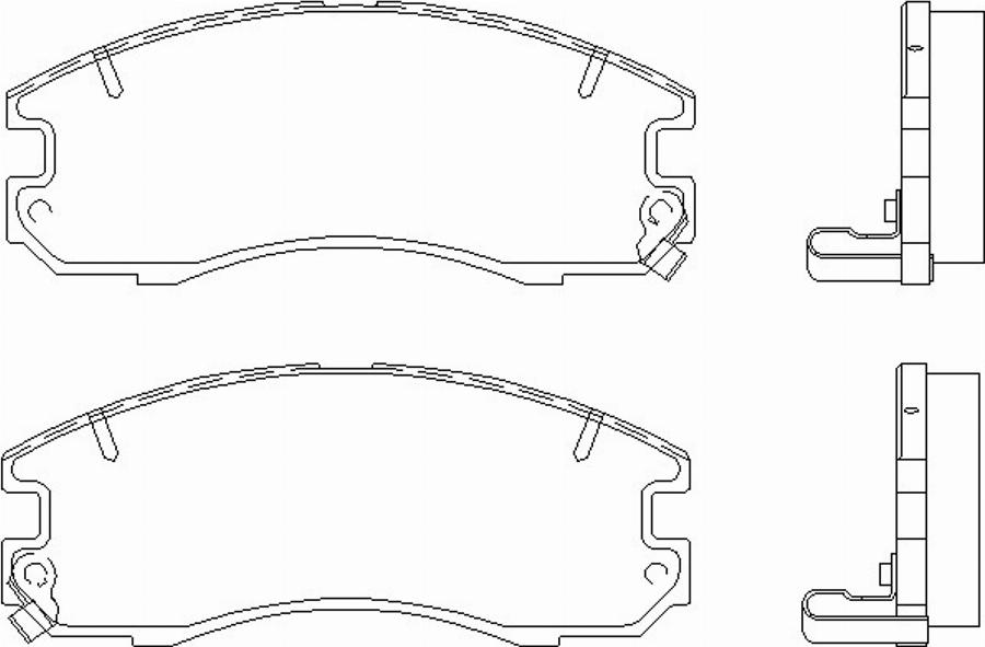 Pagid T3074 - Bremžu uzliku kompl., Disku bremzes autospares.lv