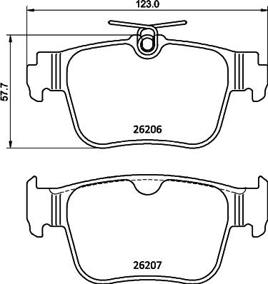 Pagid T2903 - Bremžu uzliku kompl., Disku bremzes www.autospares.lv