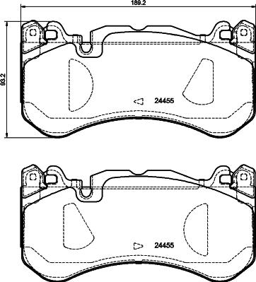 Jurid 573969D - Bremžu uzliku kompl., Disku bremzes www.autospares.lv