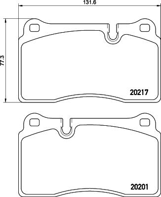 Pagid T2071 - Bremžu uzliku kompl., Disku bremzes www.autospares.lv