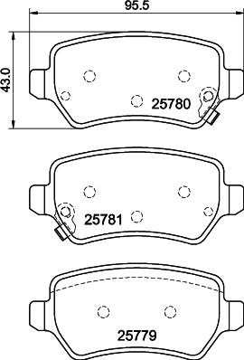 Pagid T2840 - Bremžu uzliku kompl., Disku bremzes autospares.lv