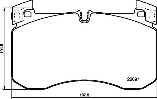 Pagid T2850 - Bremžu uzliku kompl., Disku bremzes www.autospares.lv