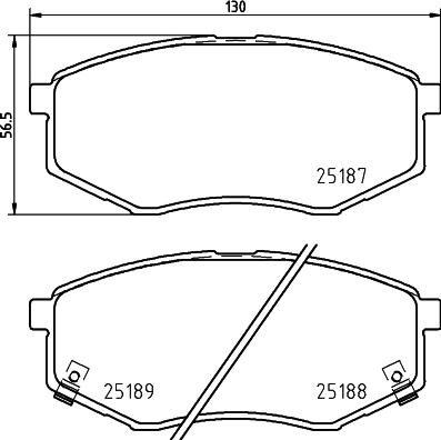 Pagid T2816 - Bremžu uzliku kompl., Disku bremzes www.autospares.lv