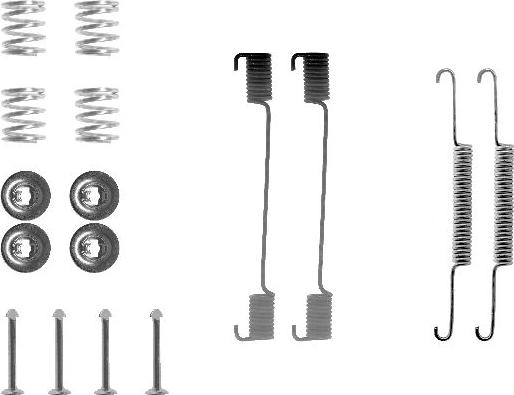 Pagid X0066 - Piederumu komplekts, Bremžu loki autospares.lv