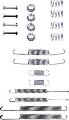 Pagid X0018 - Piederumu komplekts, Bremžu loki www.autospares.lv