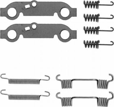 Pagid X0153 - Piederumu komplekts, Stāvbremzes mehānisma bremžu loks www.autospares.lv