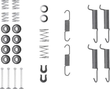 Pagid X0290 - Piederumu komplekts, Stāvbremzes mehānisma bremžu loks www.autospares.lv