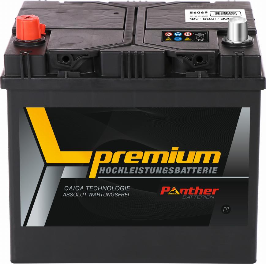 PANTHER SB.5606933 - Startera akumulatoru baterija www.autospares.lv