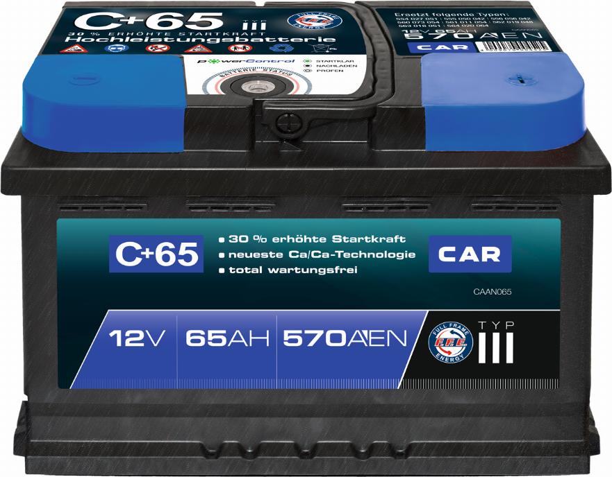 PANTHER SB.C65 - Starter Battery www.autospares.lv