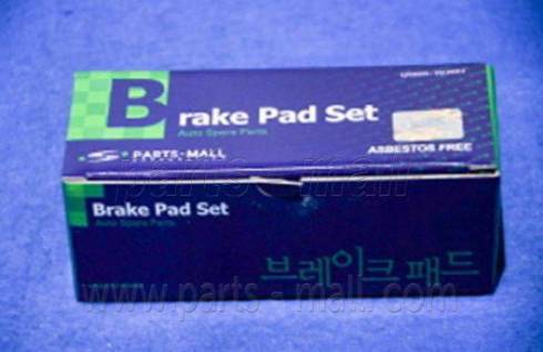 Parts-Mall PKA-043 - Brake Pad Set, disc brake www.autospares.lv