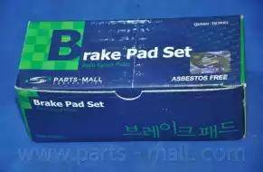 Parts-Mall PKA-002-S - Brake Pad Set, disc brake www.autospares.lv