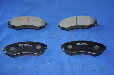 Parts-Mall PKA-002 - Brake Pad Set, disc brake www.autospares.lv