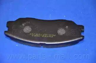 Parts-Mall PKA-031-S - Bremžu uzliku kompl., Disku bremzes www.autospares.lv