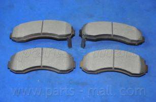 Parts-Mall PKB-009-S - Bremžu uzliku kompl., Disku bremzes www.autospares.lv