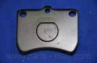 Parts-Mall PKB-001 - Bremžu uzliku kompl., Disku bremzes autospares.lv