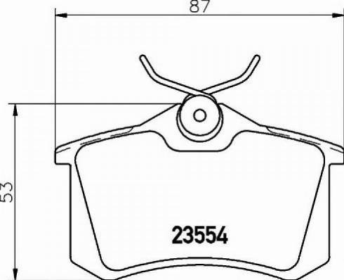 Parts-Mall PKX-004 - Тормозные колодки, дисковые, комплект www.autospares.lv