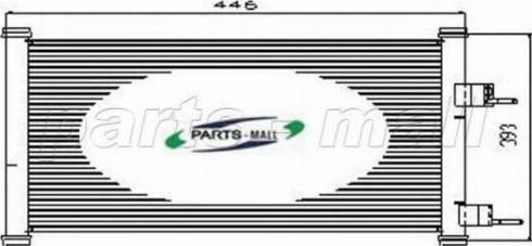 Parts-Mall PXNC2-009 - Kondensators, Gaisa kond. sistēma www.autospares.lv