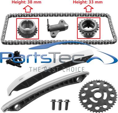 PartsTec PTA114-0077 - Sadales vārpstas piedziņas ķēdes komplekts autospares.lv