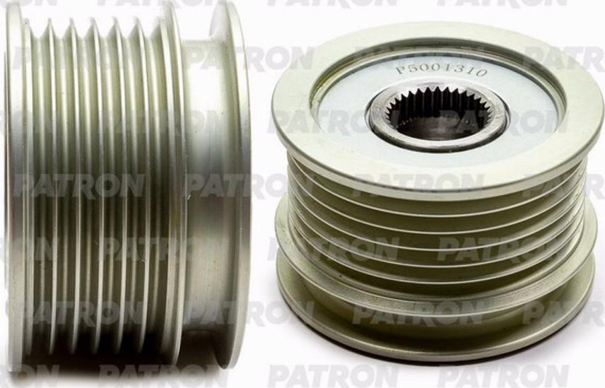 Patron P5001310 - Pulley, alternator, freewheel clutch www.autospares.lv