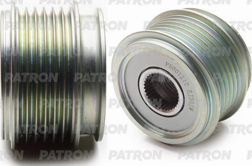 Patron P5001210 - Pulley, alternator, freewheel clutch www.autospares.lv