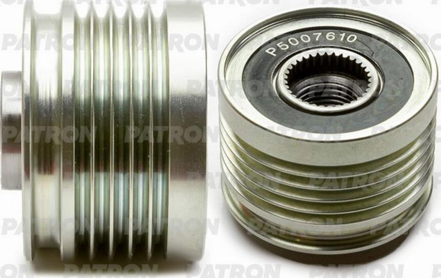 Patron P5007610 - Шкив генератора, муфта www.autospares.lv