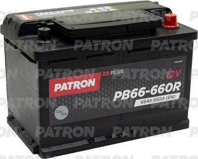 Patron PB66-660R - Startera akumulatoru baterija autospares.lv