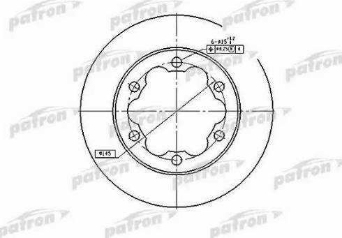 Patron PBD4089 - Bremžu diski www.autospares.lv