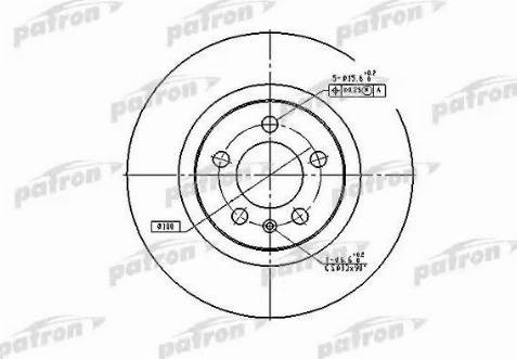 Patron PBD4027 - Bremžu diski autospares.lv