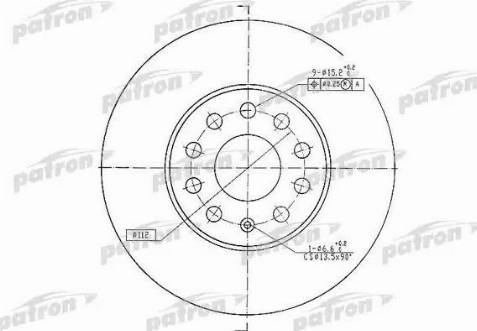 Patron PBD4295 - Bremžu diski autospares.lv