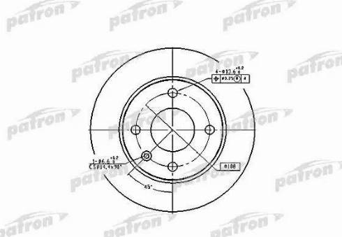 Patron PBD1650 - Bremžu diski www.autospares.lv