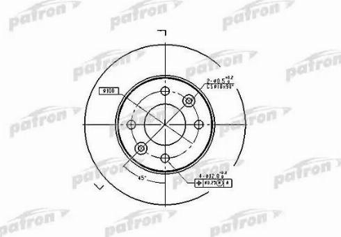 Patron PBD1015 - Bremžu diski autospares.lv